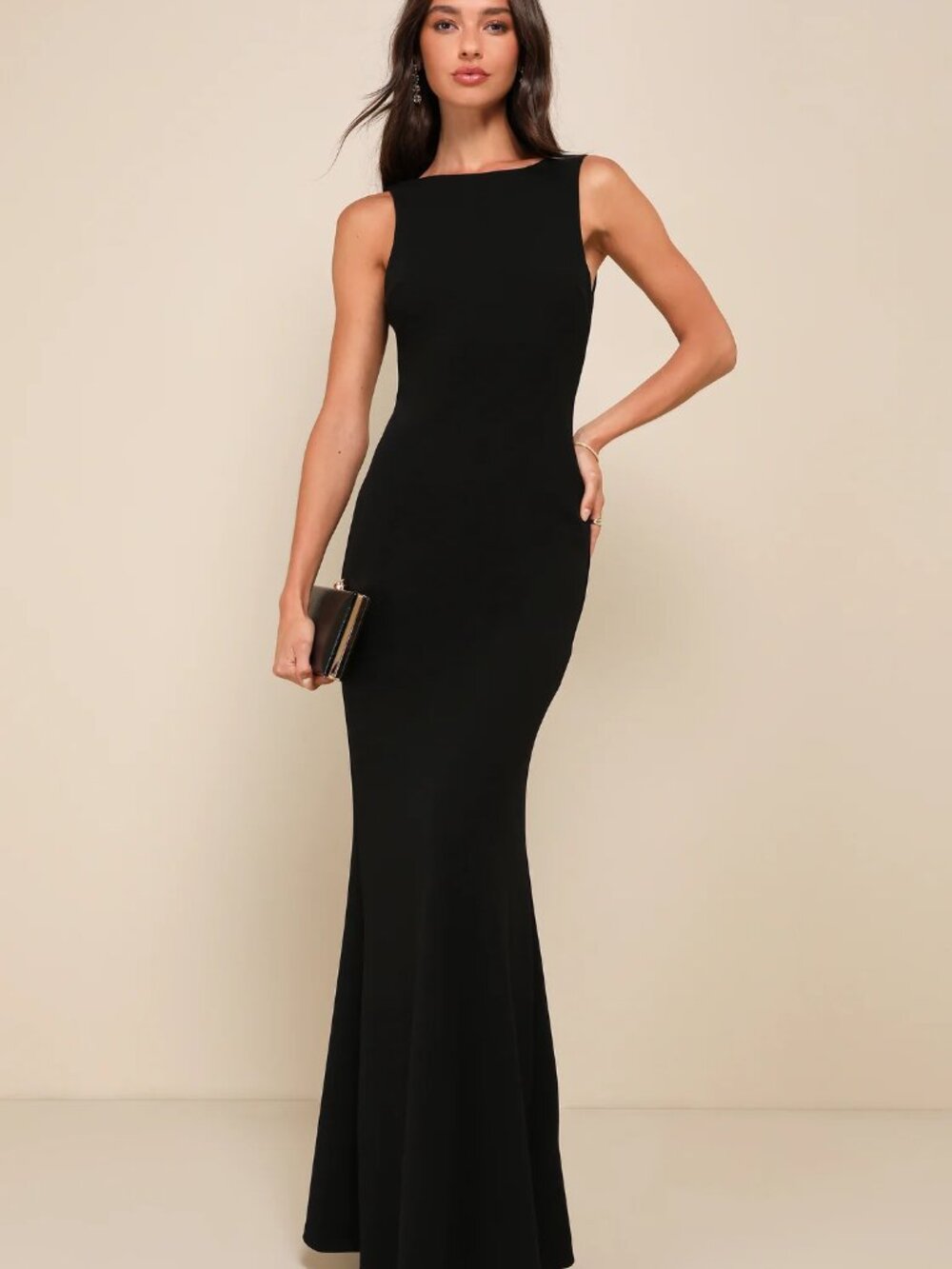 Lulus Black Maxi Dress